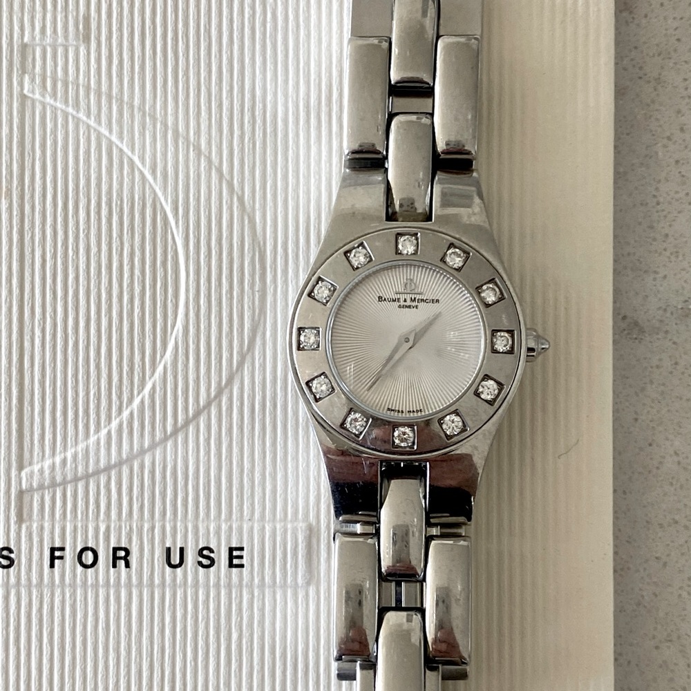 Baume & Mercier Linea Pearl & Diamond Watch